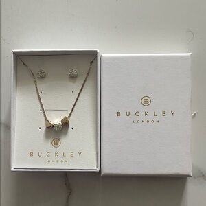 Gold and Silver Heart Necklace Set